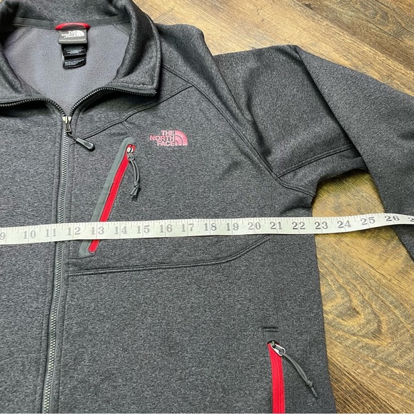 The North Face Canyonlands Zip Jacket Mens Large Gray Red Fleece Gorpcore Hiking - Picture 6 of 14